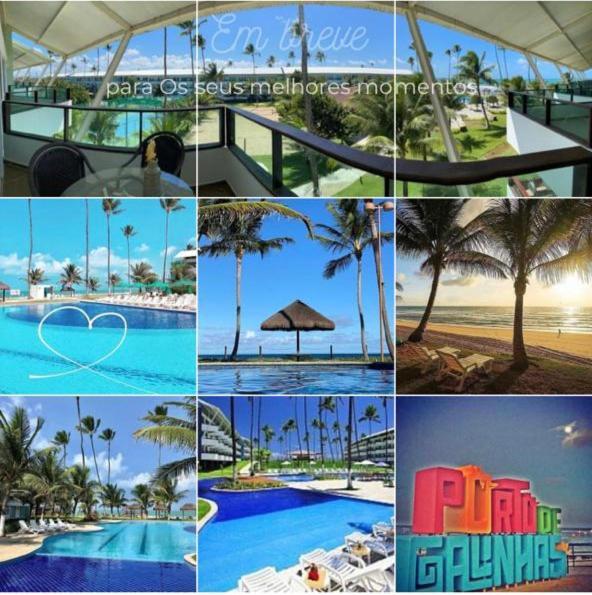 Excelente Flat 3 Quartos Pra 10 Pessoas No Ancorar Flat Resort Pôrto das Galinhas Exterior foto